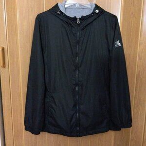 Womens ZeroXposur Rainshell Lightweight Reversible Jacket XL Black